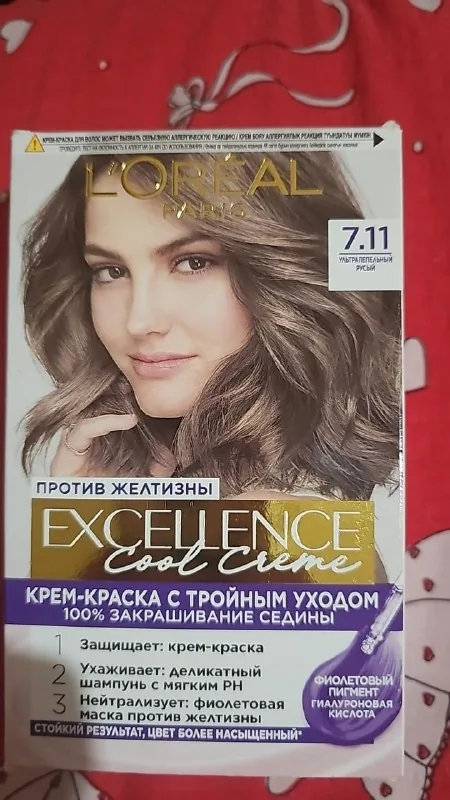 Краска для волос L'Oréal Excellence 7.11