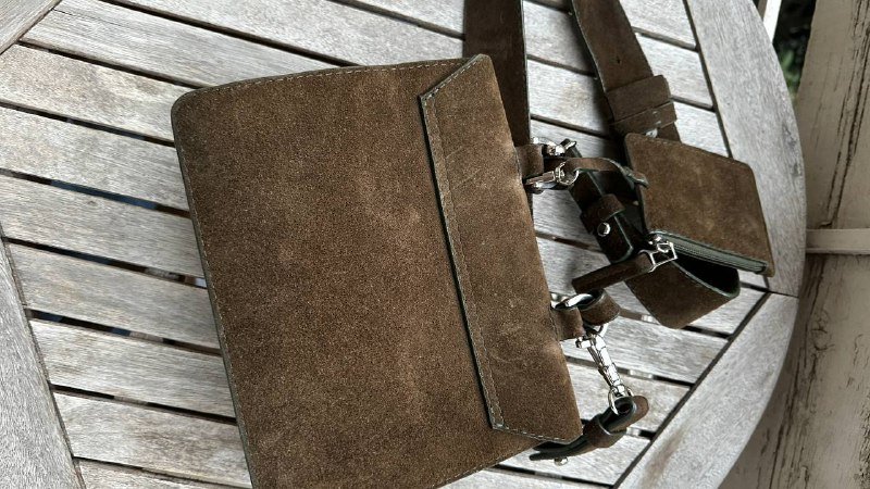 Замшевая сумка 2