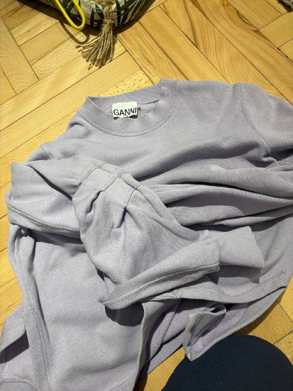 Хлопковый свитшот GANNI женский s 5