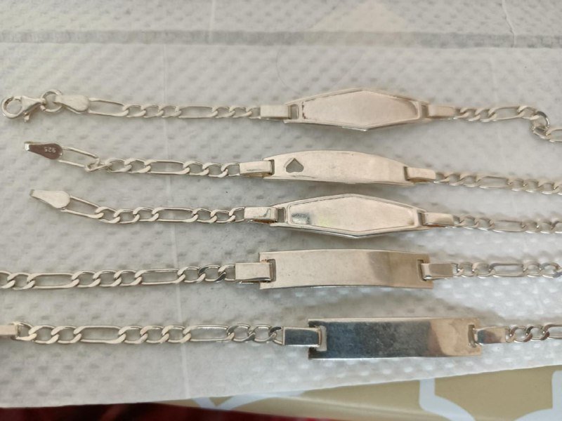 Серебряные кулоны и браслеты 925 пробы 2