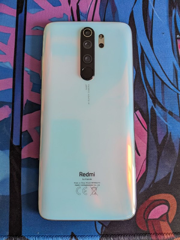 Смартфон Redmi Note 8 Pro, кабель и два чехла