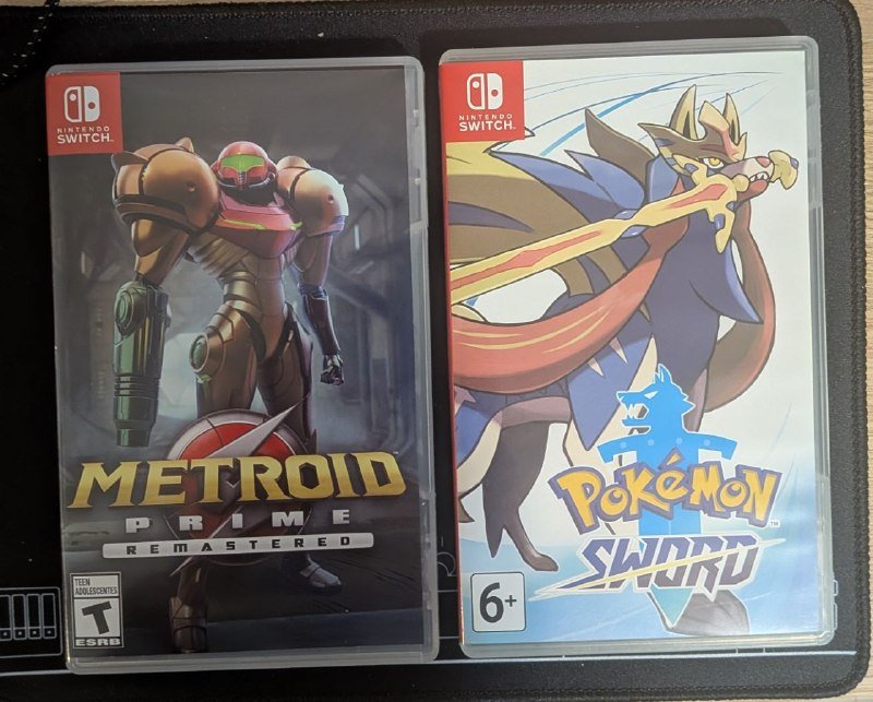 Metroid Prime Remastered, Pokémon Sword Nintendo Switch игры