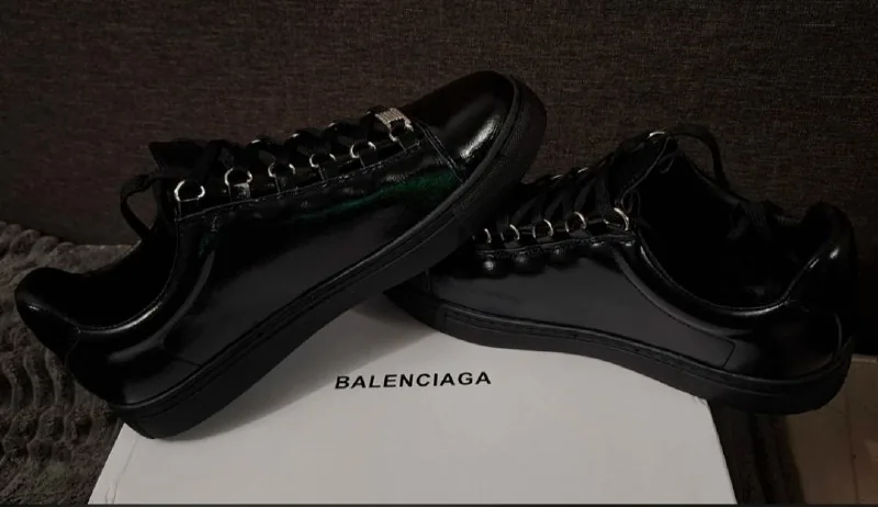 Balenciaga Arena черные низкие кроссовки EU 45