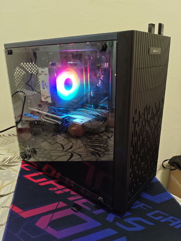 Компьютер i3-12100f, видеокарта rx580 8 gb, 16 gb, ssd m2 500 gb