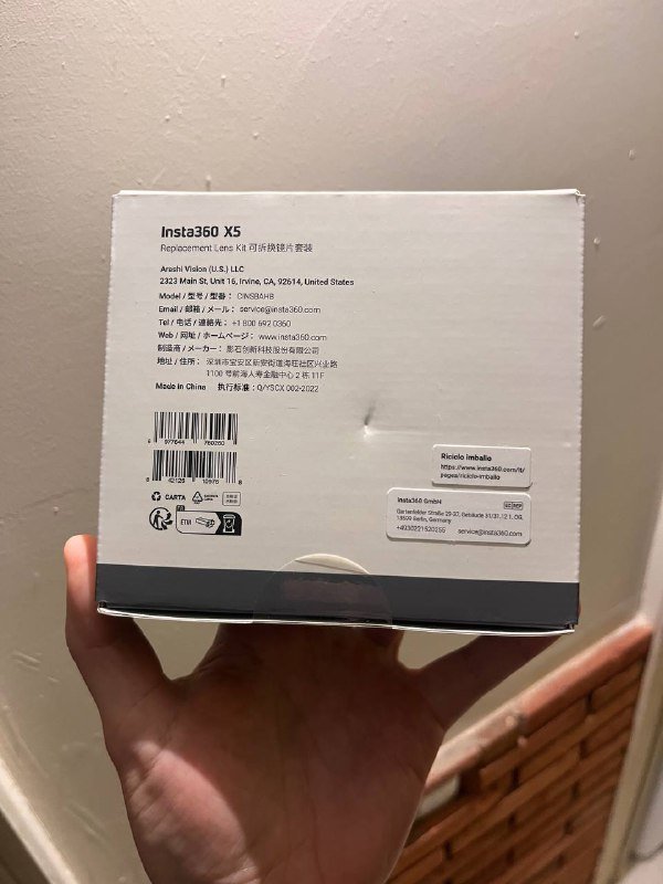 Сменные линзы для Insta360 X5 Replacement Lens Kit 2