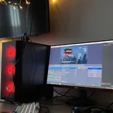 Игровой ПК, монитор, мышь и клавиатура 2