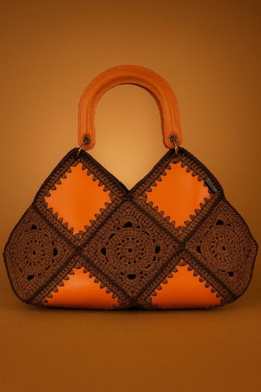 Сумки ручной работы из полиэфирного шнура и кожзама 3
