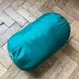 Vase, blanket, MFR roller, Decathlon Forclaz 10° sleeping bag 6