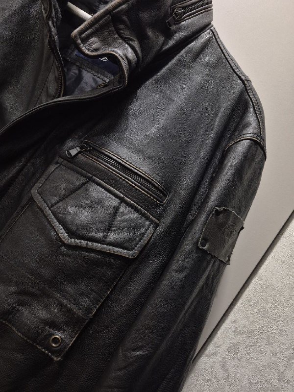 Кожаные куртки и туфли мужские 2