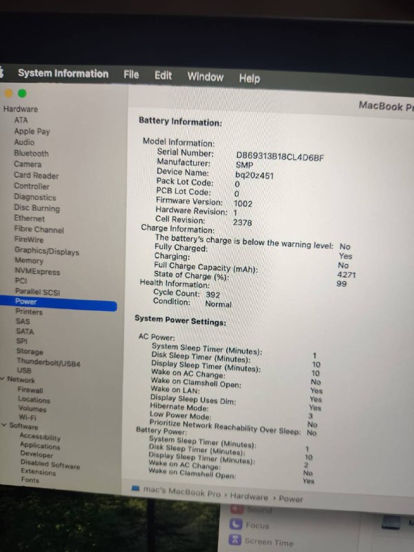 Macbook Pro 2019 i5 8/128GB 6