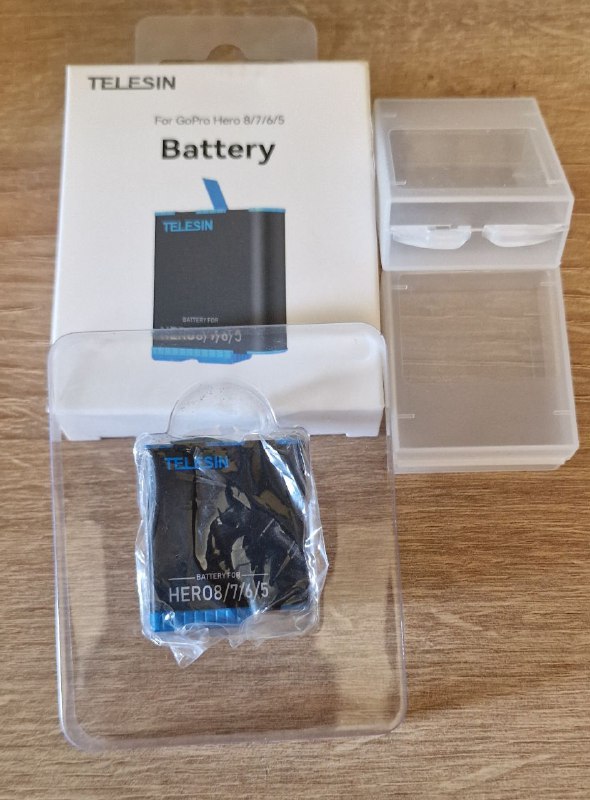 Аккумуляторы GoPro Hero 8/7/6/5 1220mAh, 2 шт