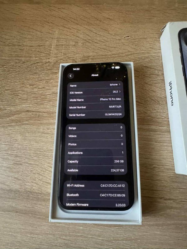 iPhone 15 Pro Max 256 GB 2