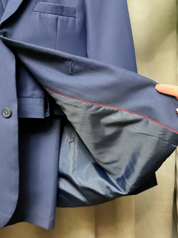 Костюм пиджак и брюки тёмно-синий 3