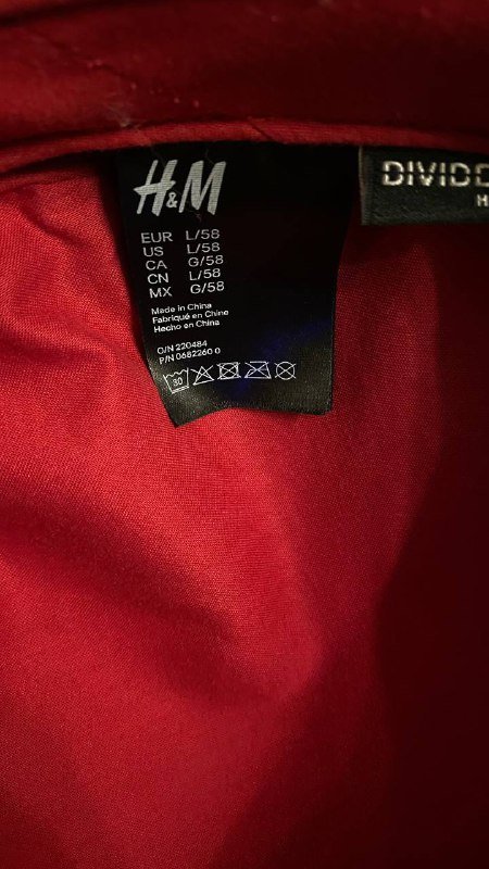 Кепка-фуражка H&M красная 2