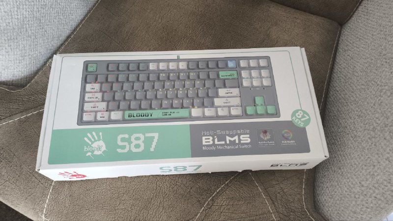 Клавиатура Bloody, мембранная клавиатура с русско-украинской раскладкой 2