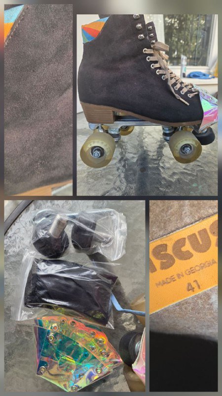 Ролики квады 41 размера Miscusi с аксессуарами