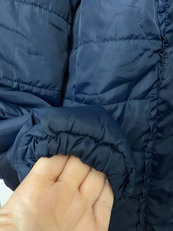 Женская куртка XS/S синего цвета с капюшоном 4
