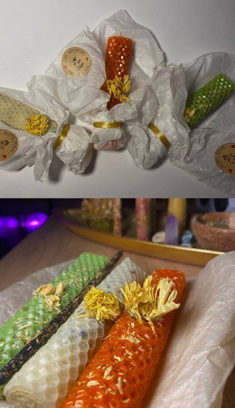 набор программных свечей любовь, деньги, здоровье, очищение 1