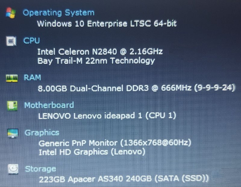 Ноутбук Lenovo Ideapad 100 4
