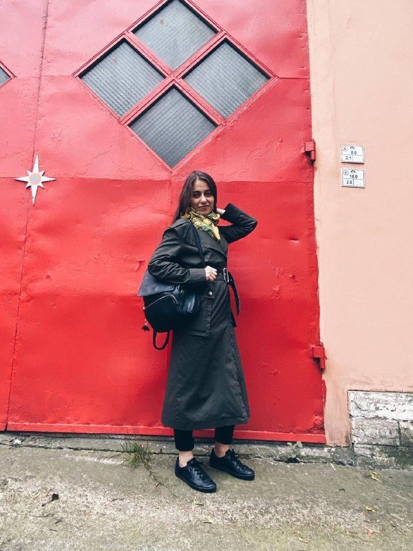 Женский тренч ANNA VERDI размер 42 салатовый 6