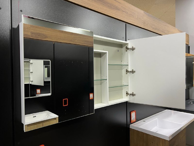 Зеркало шкаф для ванной 120 см