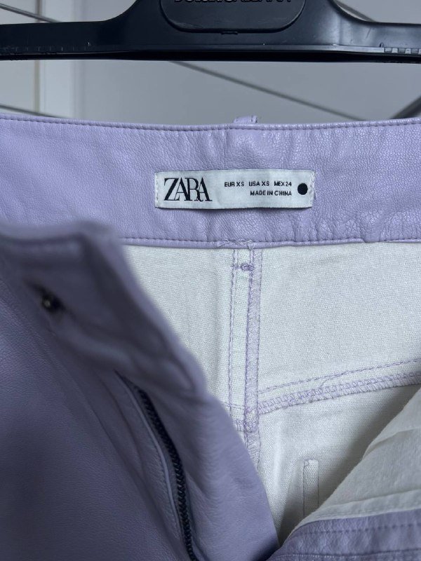 Штаны Zara из искусственной кожи 4