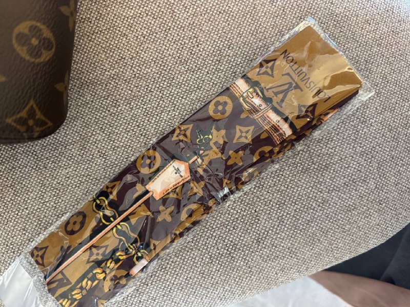 Сумка Louis Vuitton с шарфом и документами 5