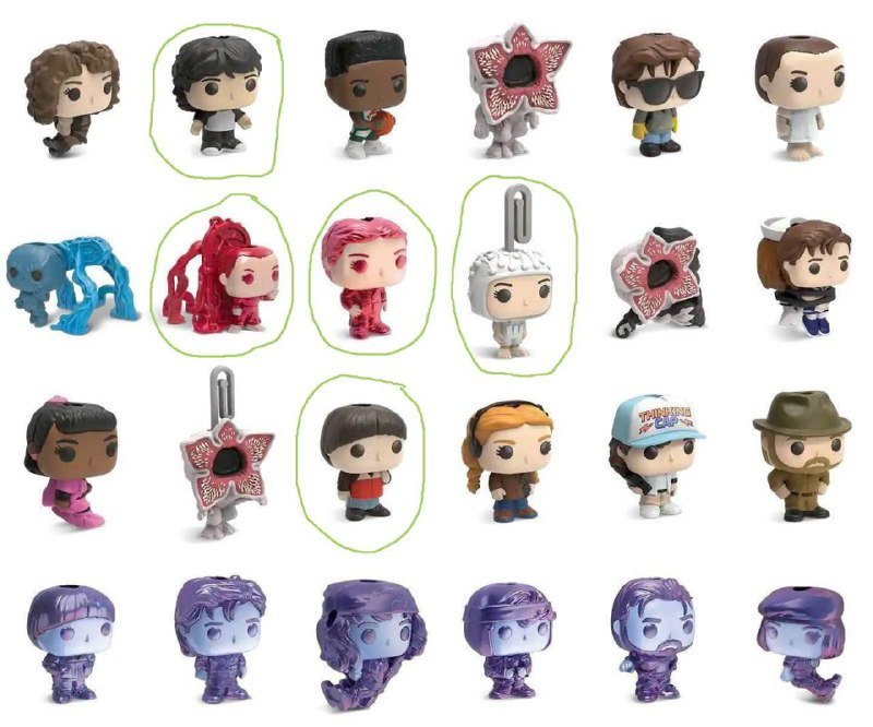 Фигурки Kinder Stranger Things 2