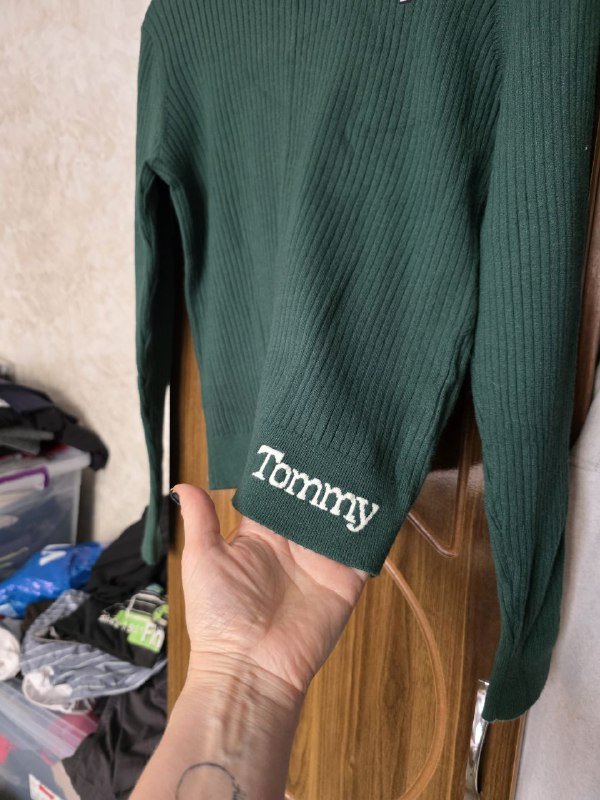 Джемпер Tommy Hilfiger мужской зеленый 2