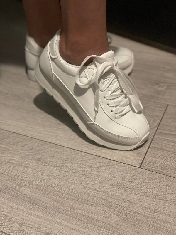 Новые белые кроссовки 38 размер 2