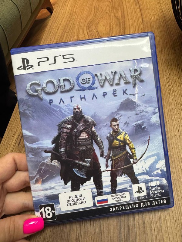 Вольер для щенка, Диск на PS5 God of War Ragnarok 2