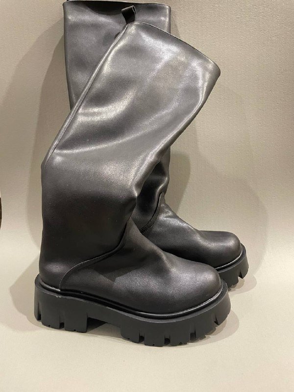 Женская обувь размер 37/38, чёрные сапоги и туфли 6