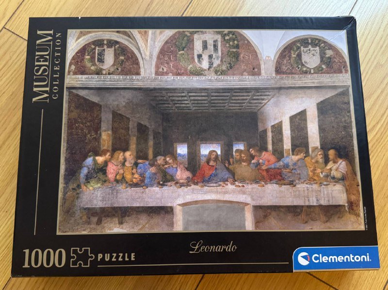 Пазл 1000 деталей Леонардо да Винчи Тайная вечеря