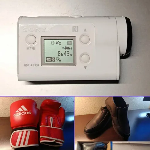 Екшн-камера Sony HDR-AS300, рукавички Adidas, напівчеревики Oxide
