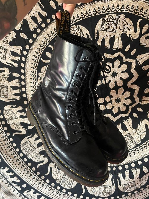 Женский рюкзачок Dickies, Кожаные ботинки Dr. Martens 41 размер 4