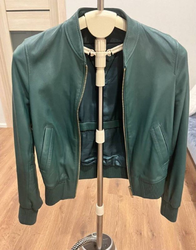 Кожаная куртка Massimo, размер xs