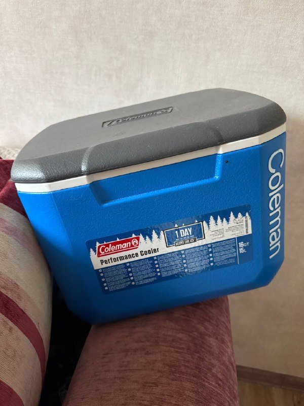 Летний холодильник Coleman с одноразовой посудой 1