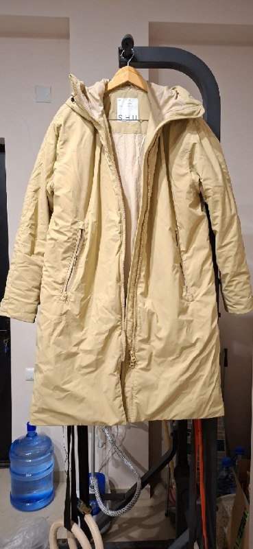 Зимняя куртка shu мужская бежевая