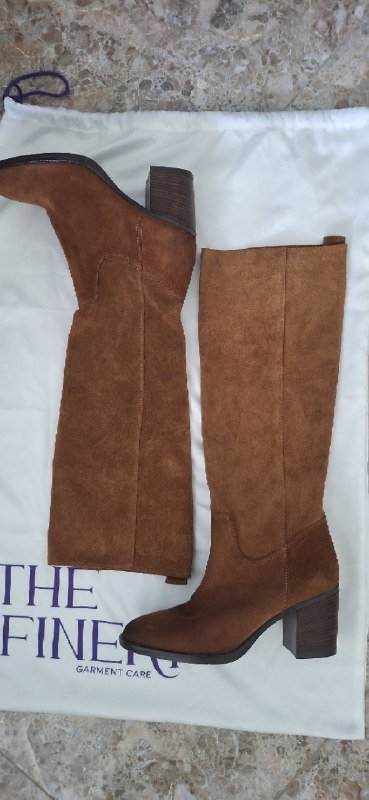 Женские коричневые новые сапоги 37 рр 5