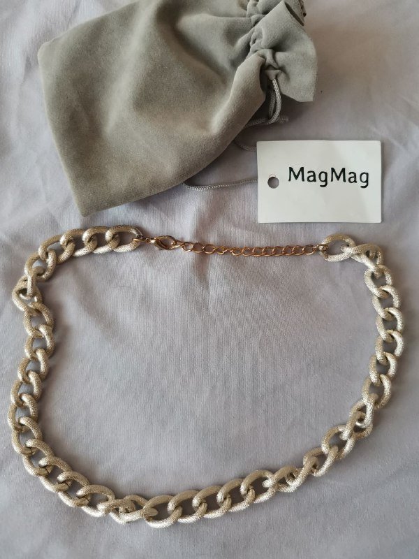 Цепочка колье новое в подарочном мешочке