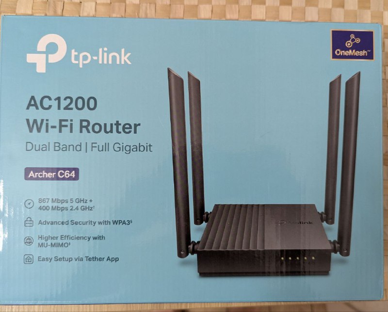Router TP-link Archer C64, new condition