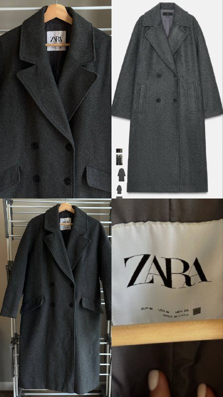 Пальто Zara, Джинсы Mango, Лоферы кожа