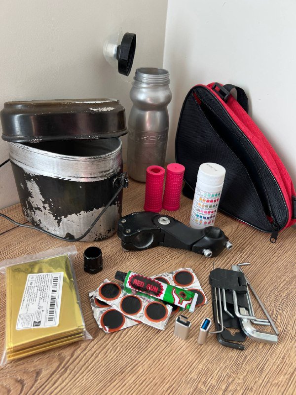 Котелок туристический для костра с крышкой 1.4л