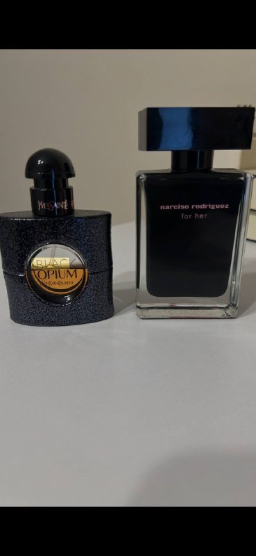 Духи Black opium Laurent 30 мл, Narcisso Rodriguez for her 50 мл