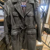 Женское пальто, плащ Max Mara, кожаная куртка 5