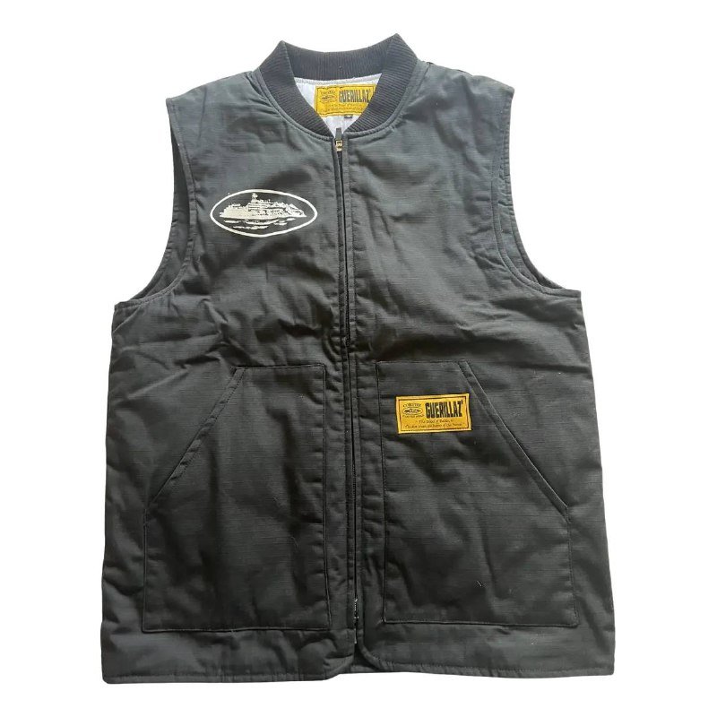 Жилет Corteiz Guerillaz, Худи Stone Island x Supreme, Обувь Maison Margiela Future Low Black