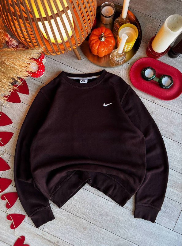 Бордовый свитшот, Синий женский свитшот, Черное худи Nike