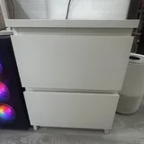 Біла тумба IKEA з двома шухлядами 4