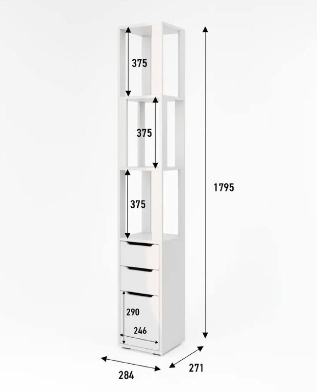Комод, тумбы, шкаф модульный, пеналы 7