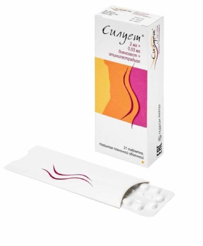 Таблетки КОК Силует 3 блистера